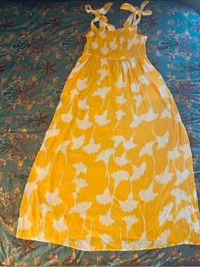 Diane Von Furstenberg for Target!  Yellow and White Floral Summer Maxi